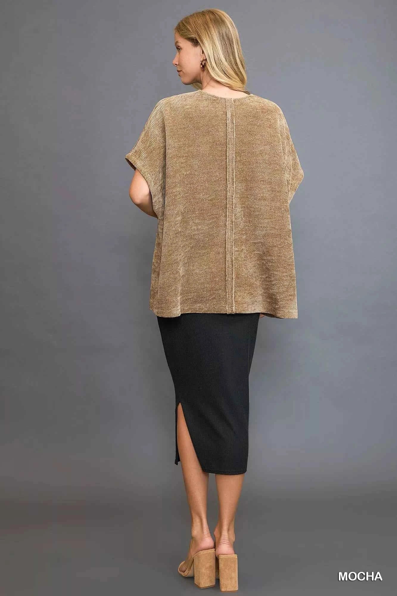 Umgee Open Front Knit Cardigan with Front Pockets b62613f1-11b0-4242-8b26-35e85e2f5bbc-Max-Origin