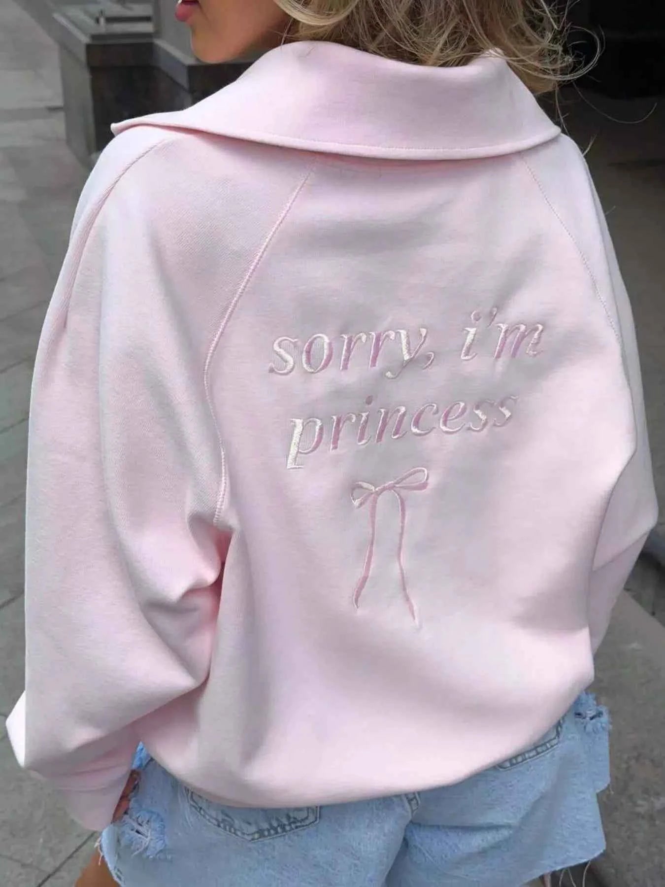 Half Zip Long Sleeve Sweatshirt b643edc9a6f5494badedbc8b8ecb4a8e-Max-Origin