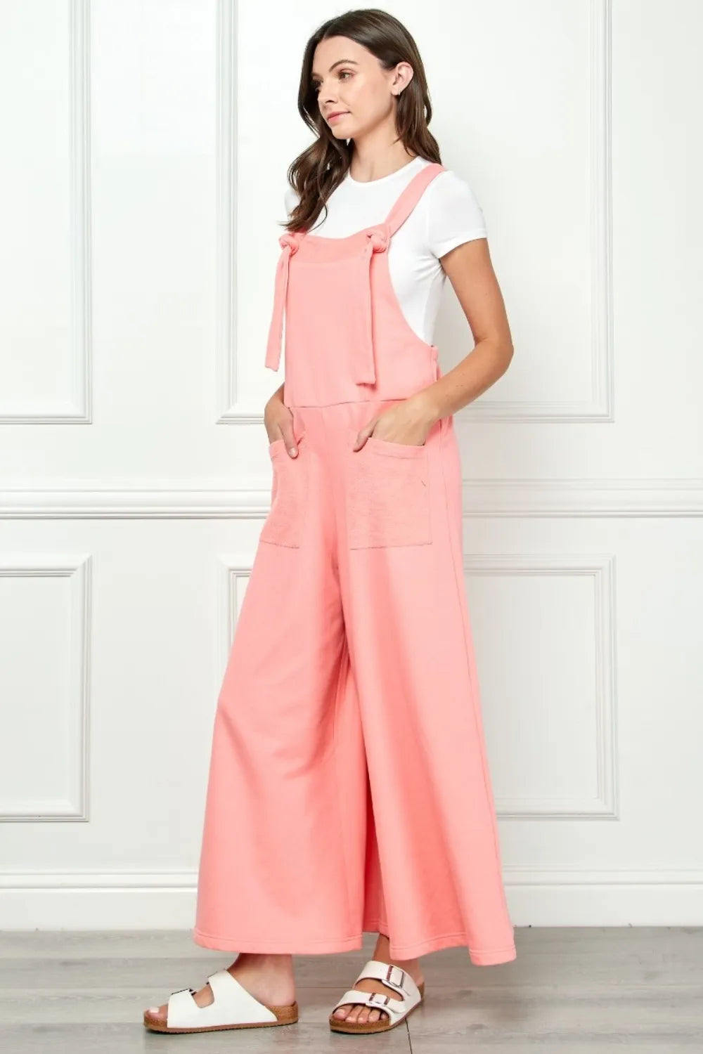 Veveret Wide Strap French Terry Overalls b65805fb-a494-4cb0-b11e-33e770f1c038-Max