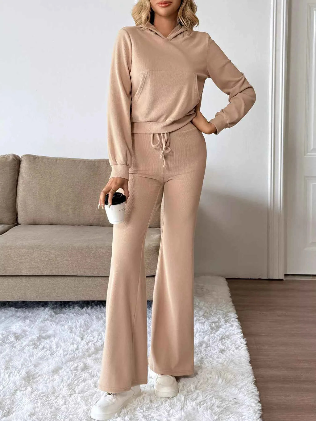 Long Sleeve Hoodie and Pants Set Khaki b6736b3ce2fa424c8cc3a1b4f38ce3eb-Max-Origin