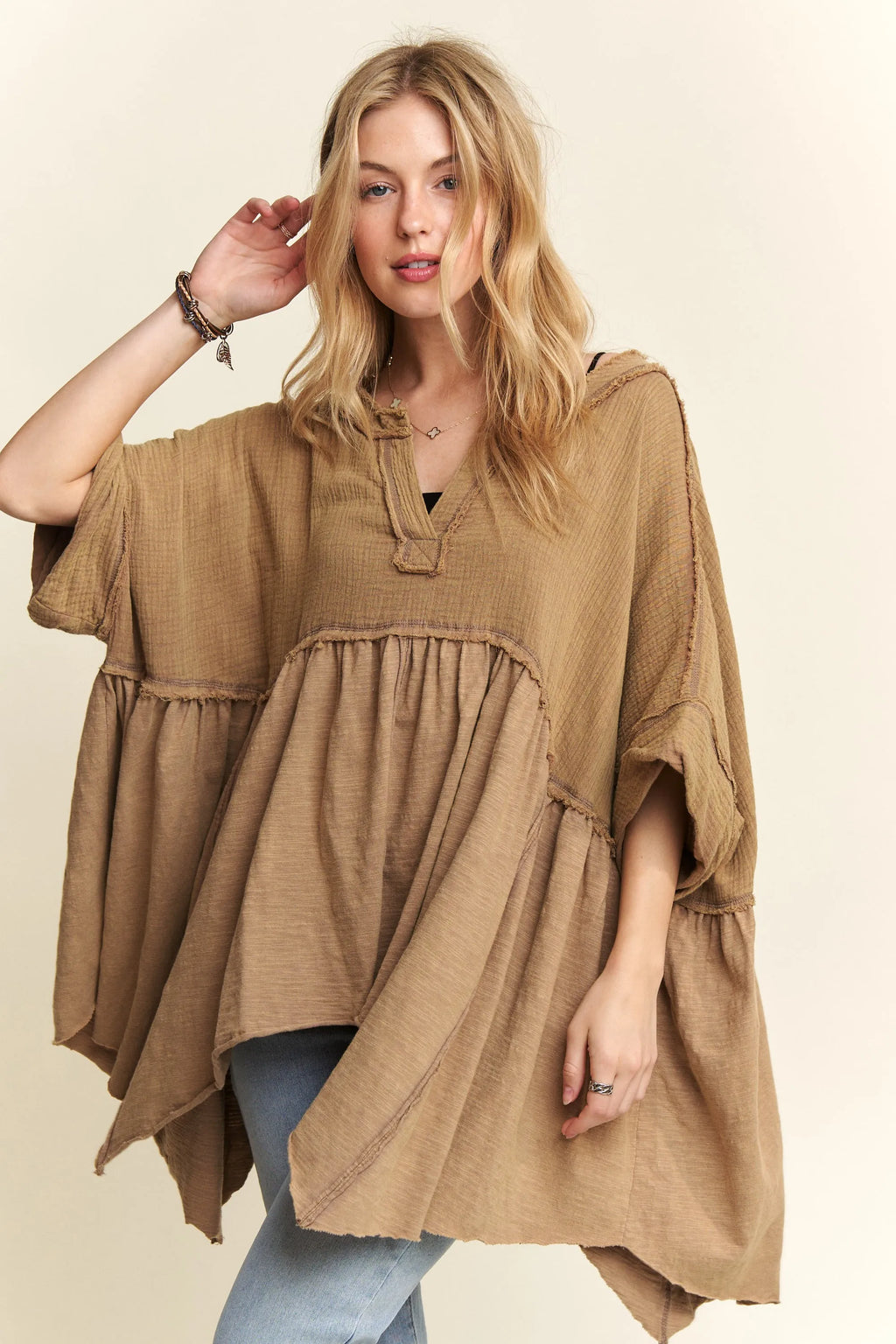 ADORA Oversized Mineral Washed Flare Top b71f609293db408f862b2229b90dc642-Max-Origin