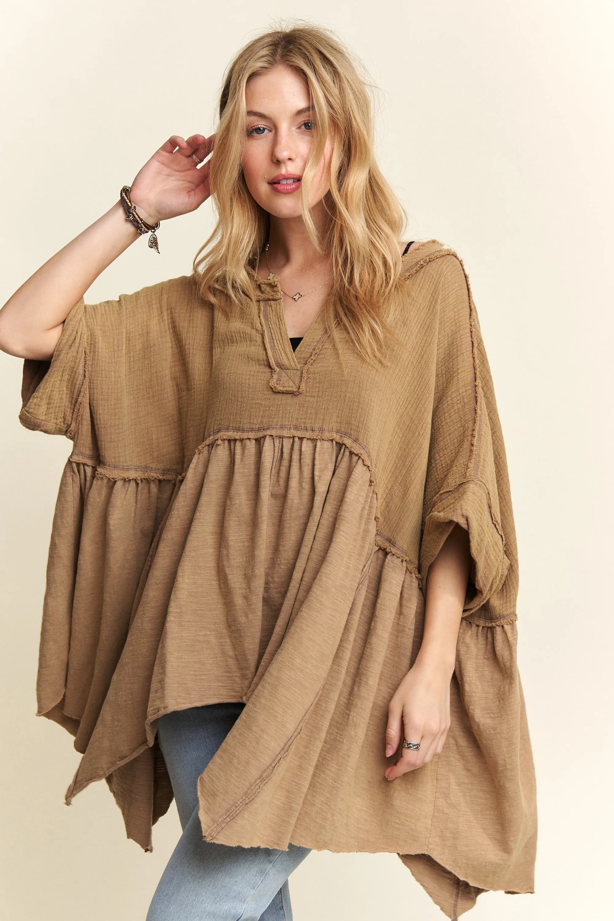 ADORA Oversized Mineral Washed Flare Top b71f609293db408f862b2229b90dc642-Max-Origin