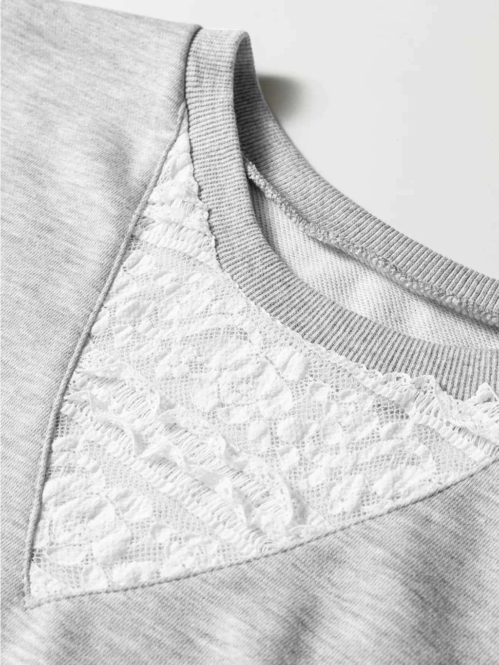 Lace Patchwork Drop Shoulder Top and Drawstring Skort 2pcs Outfit b75c8509a6b04fdca095a8f437019dc1-Max-Origin