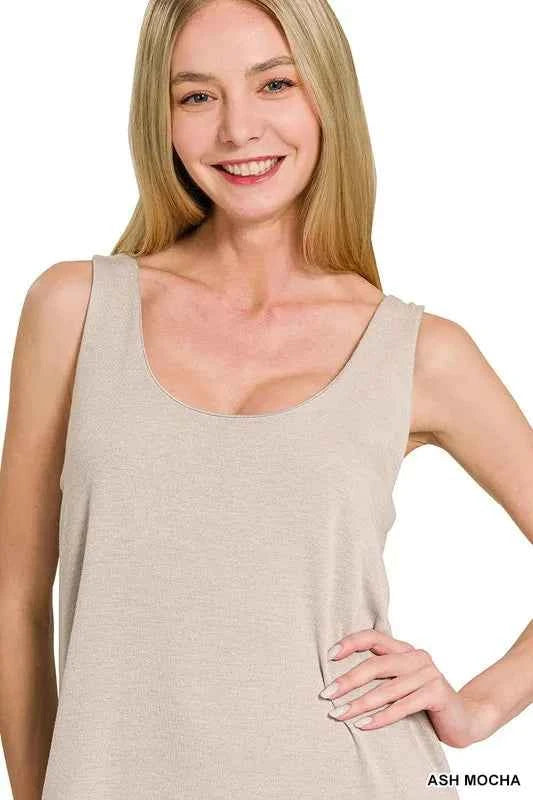 Zenana French Terry Twisted Strap Midi Dress b77dc6e2a0534d56bcf3131c767e8e71-Max-Origin