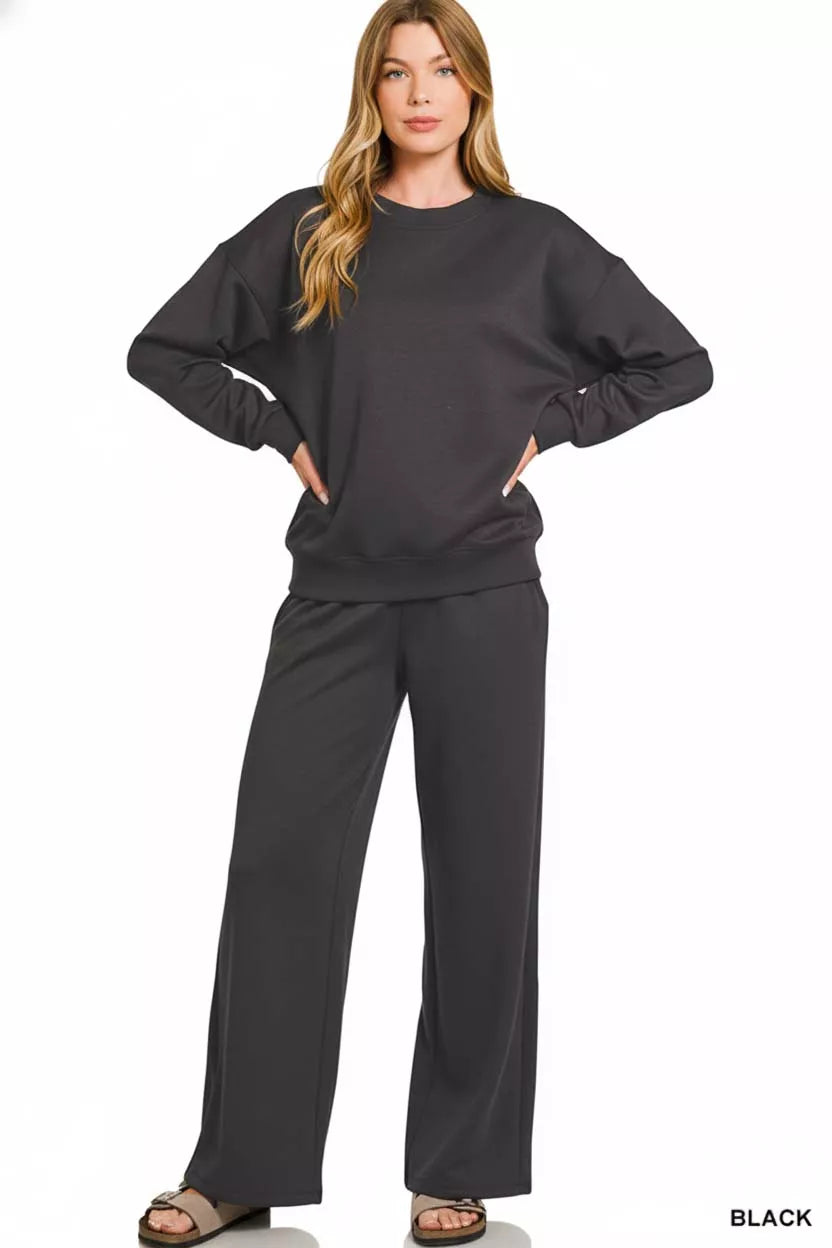 Zenana Scuba Crewneck Pullover and Pants Set b7ad37c5-7f3d-4e7d-bcc8-872925836c35-Max-Origin