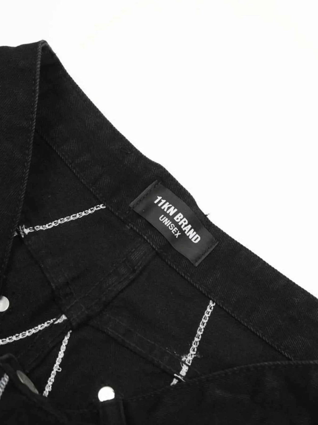 Men's Spider Web Embroidered Flared Jeans b7c08e45b79a431d8073a72573d8f508-Max-Origin