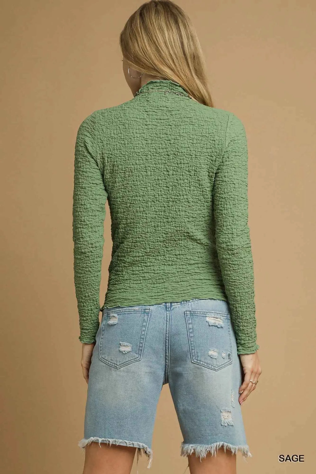 Umgee Textured Crinkle Knit Long Sleeve Top b82f4ec6-e1cb-40c3-b2f0-c1c1277c436d-Max-Origin