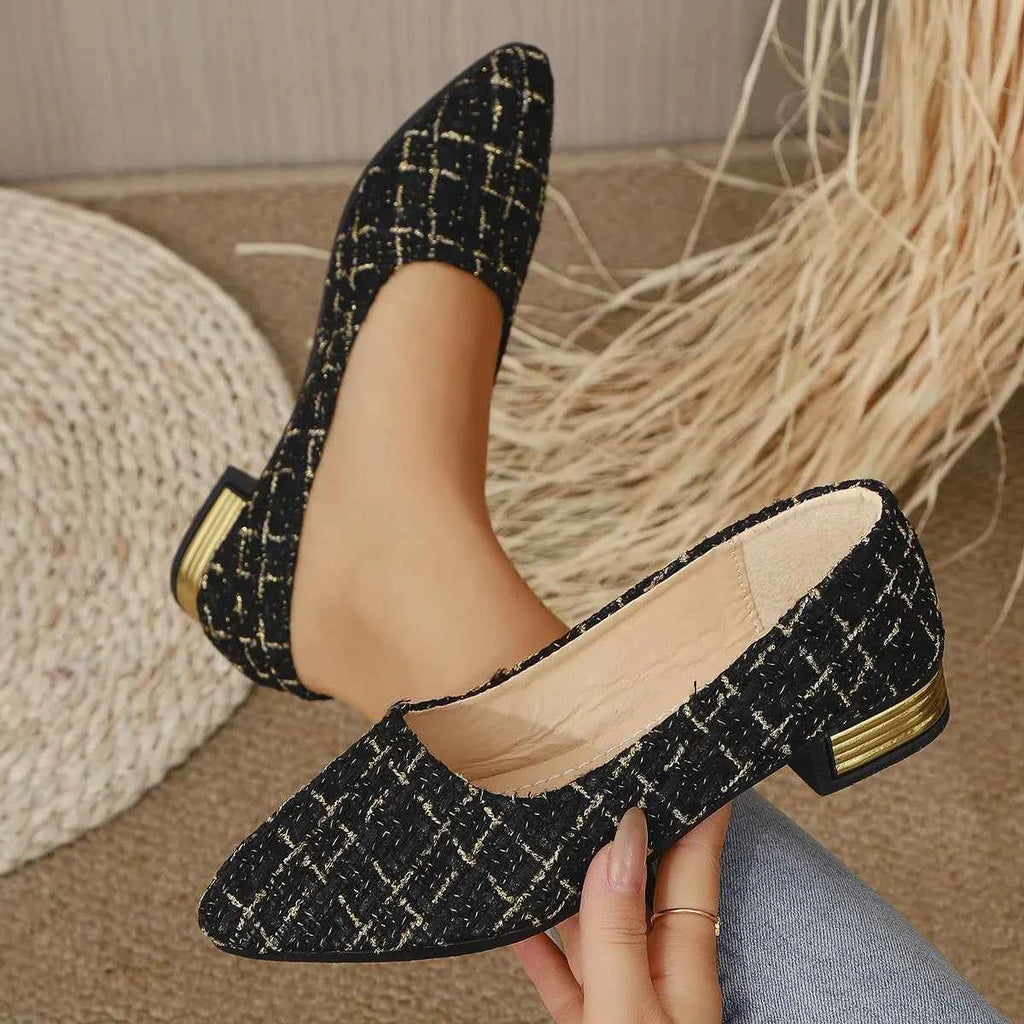 Point Toe Block Heels Slip-Ons b84a22c2e9c14e8c9b9d44115a19ef2e-Max-Origin