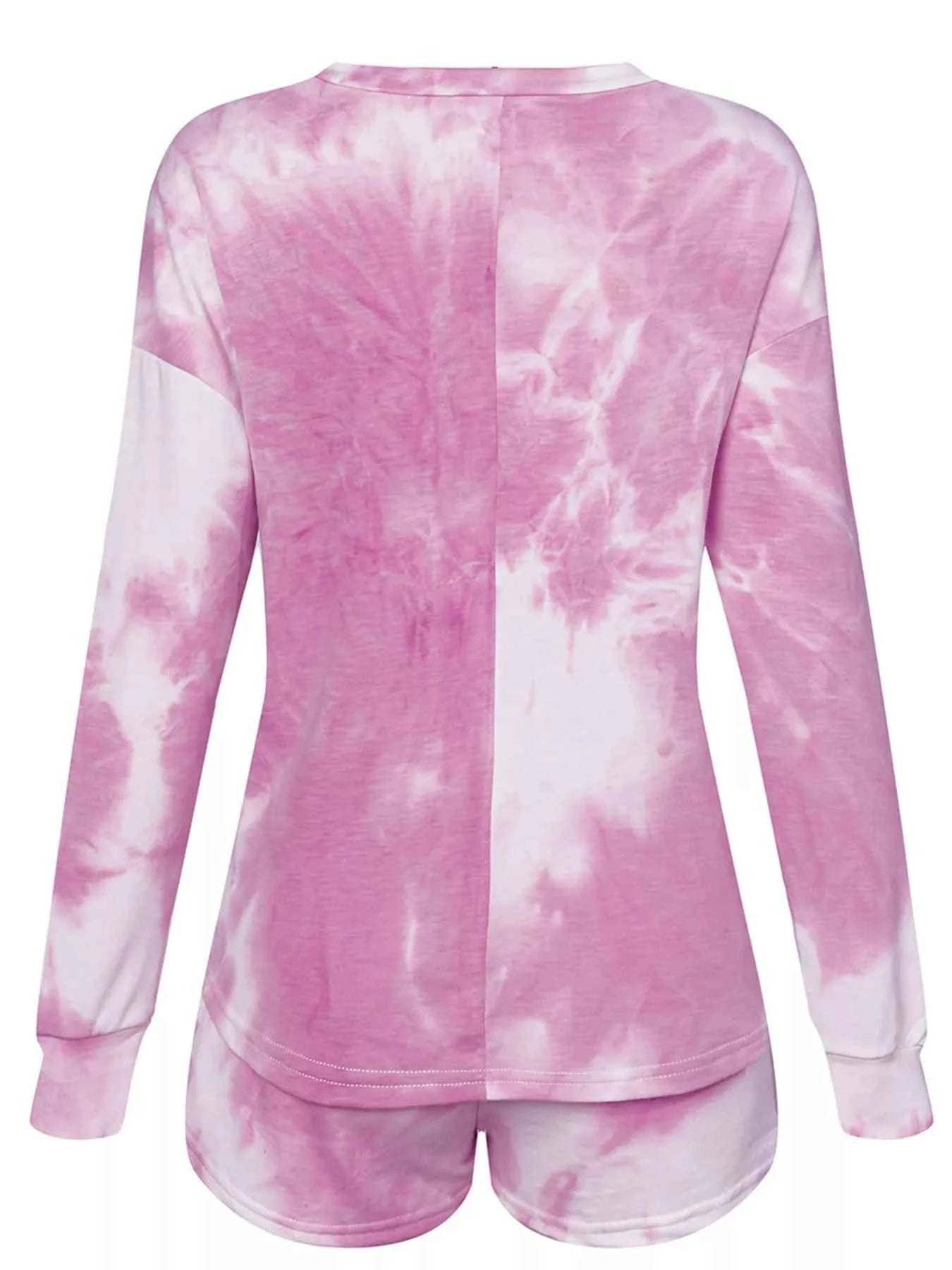 Tie-Dye Round Neck Top and Shorts Set b898b1ad-262e-4c84-8742-067b0f249fbe-Max-Origin