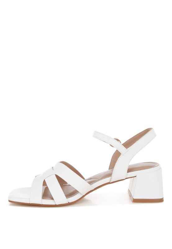 Eliska Strappy Square Toe Block Heels b8d39dbf-815a-47b2-a027-fe222d65e142