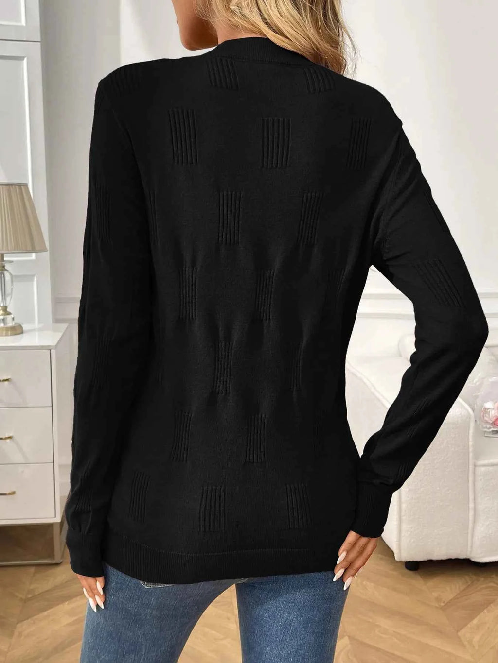 Round Neck Long Sleeve Knit Top b9d0e964da07461f865b488f3f271715-Max-Origin