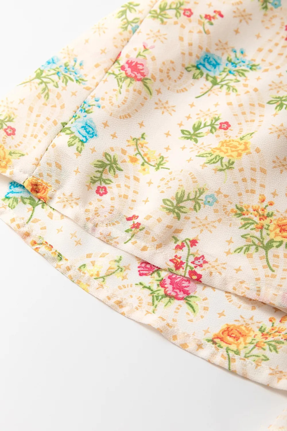 Boho Floral Tassel Tie V Neck Ruffle Wide Sleeve Mini Dress ba1df7f2-e422-4251-ba72-8941ef12d9d2-Max-Origin