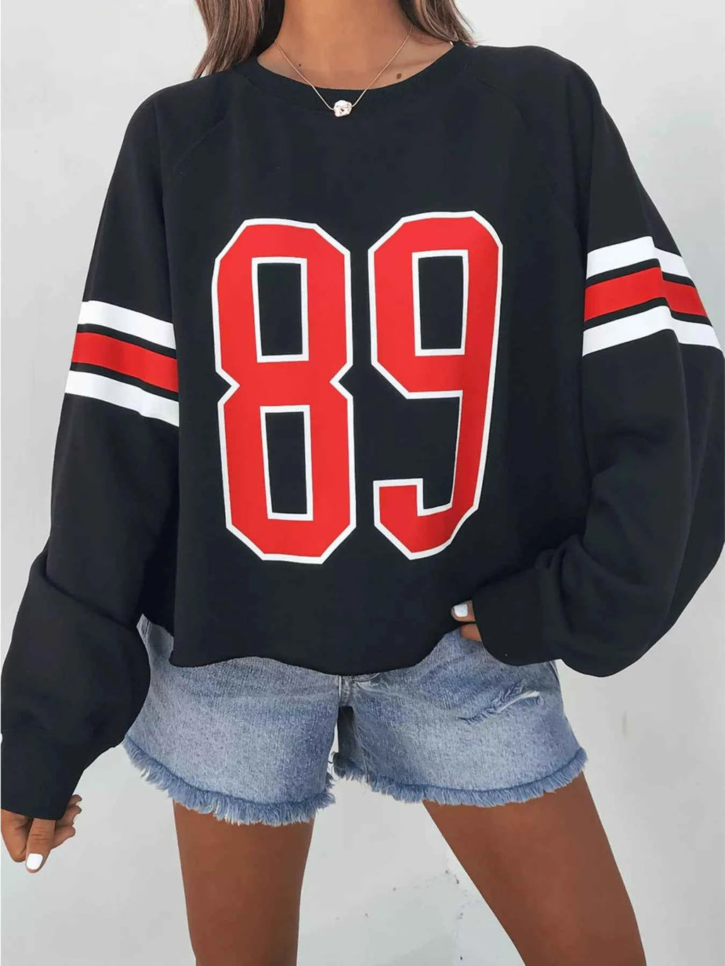 Number 89 Long Sleeve Sweatshirt ba2d6e12a5254722866c9bba86f8fe8e-Max-Origin