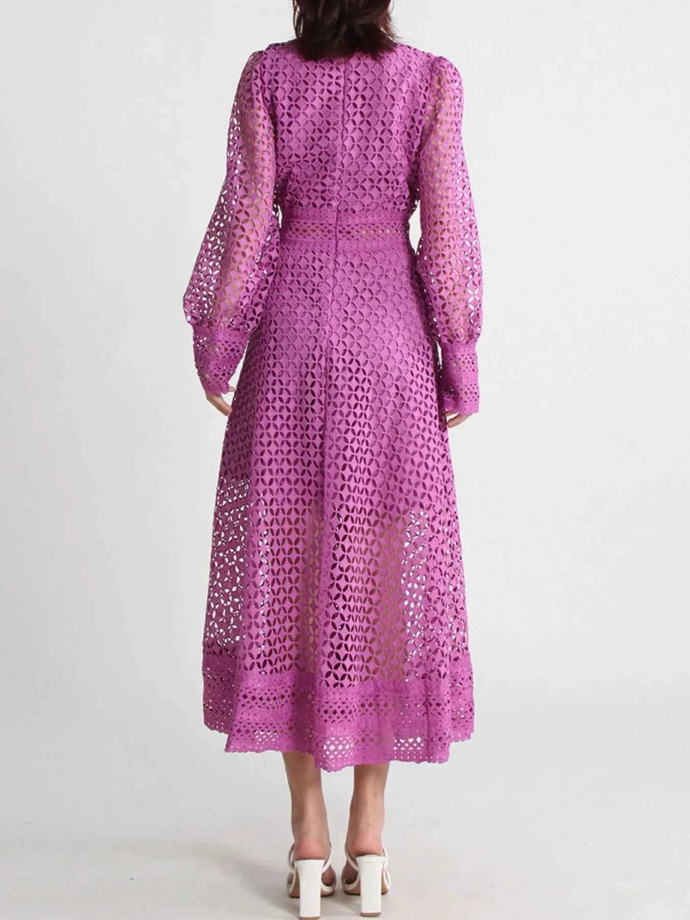 Lace Long Sleeve Midi Dress ba7bb01d-5065-423a-8d7c-6b597ba51f1b-Max-Origin