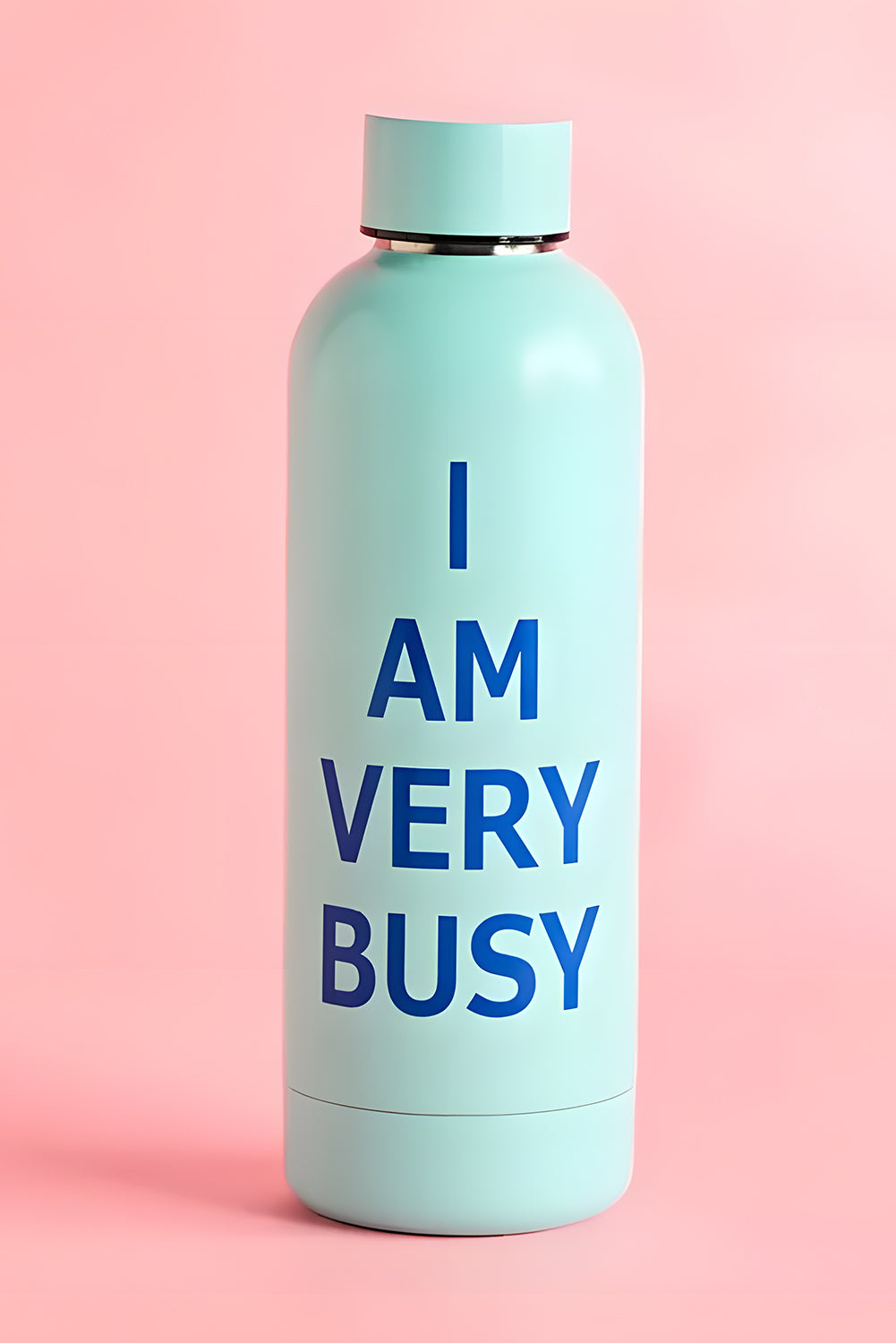 Iceland Blue I AM VERY BUSY Stainless Steel Water Bottle bac99452d9214fe8