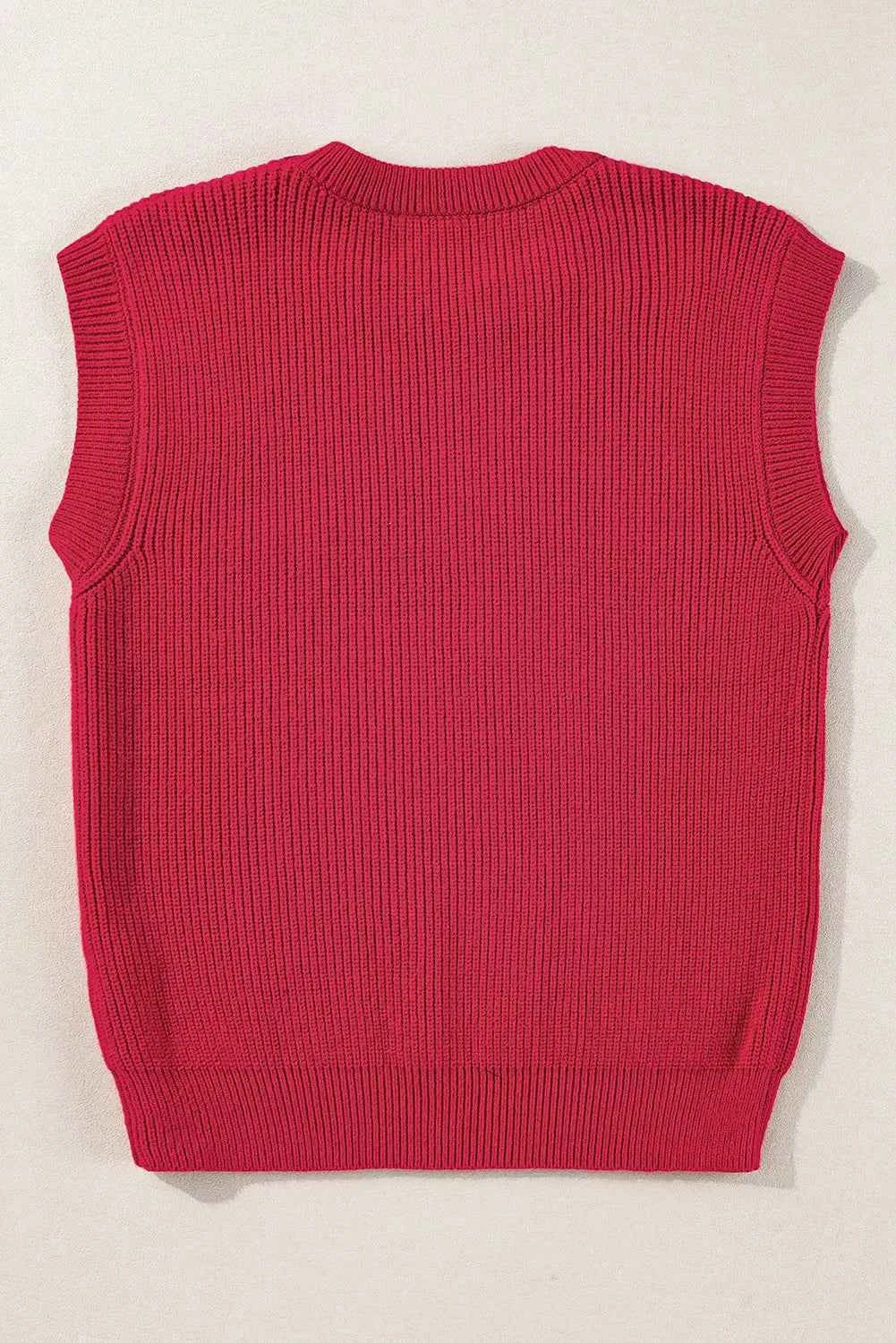 GAME DAY Round Neck Sweater Vest bae6b08d-3f38-4be8-8135-67ae26a443fd-Max