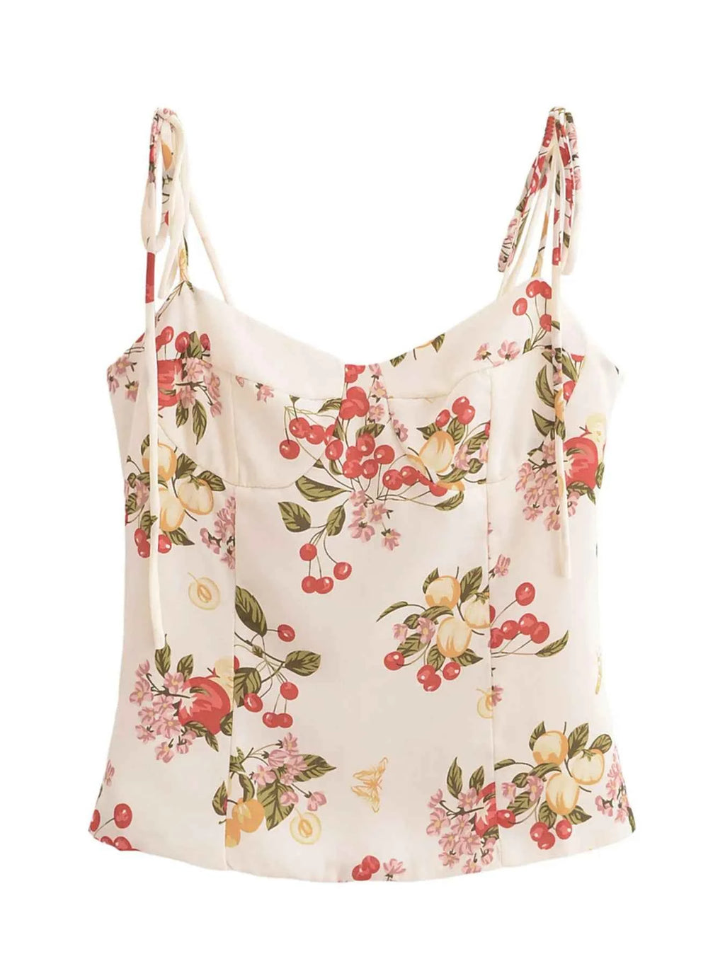 Printed Smocked Cami Top bb7b233bf6b0477c804b572099f5c04e-Max-Origin