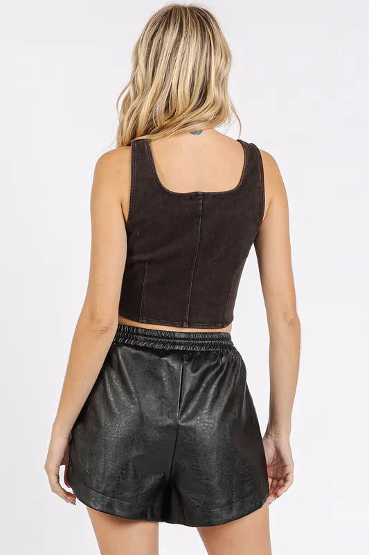 Mittoshop Mineral Wash Corset Crop Stretch Knit Tank bb7f3898-79a9-4339-8dc0-201e9cf0b03c-Max