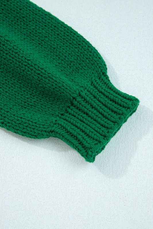 Plaid Bow Drop Shoulder Christmas Sweater bbe5f125-57eb-459c-b594-3cfb407b4bf7