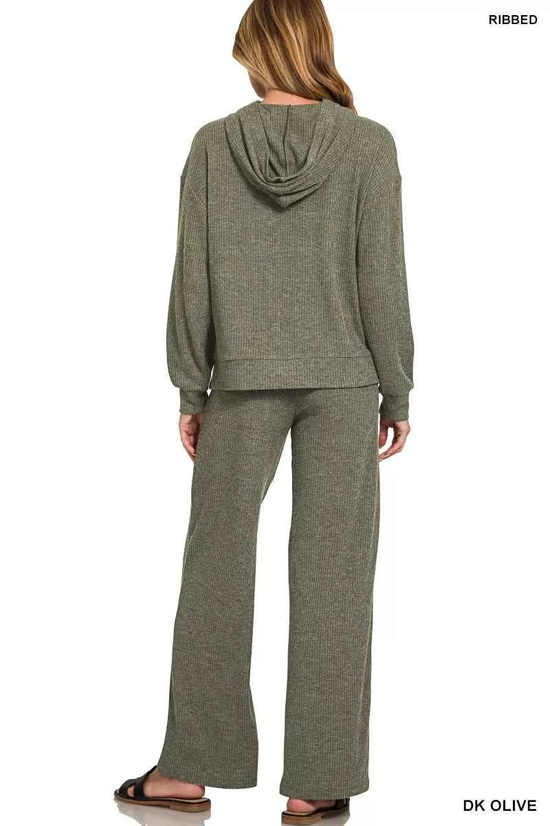 Zenana Ribbed Drawstring Lounge Pants bc4b364b-f329-4a5c-9e83-bac99a242971-Max-Origin