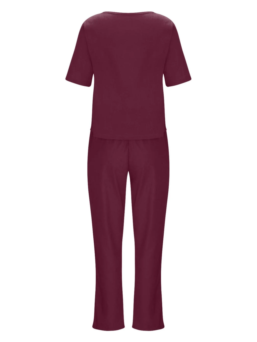 Full Size Round Neck Short Sleeve Top and Pants Set Plus Size bccf2745-1a45-438a-95bb-7d87c824d258-Max-Origin