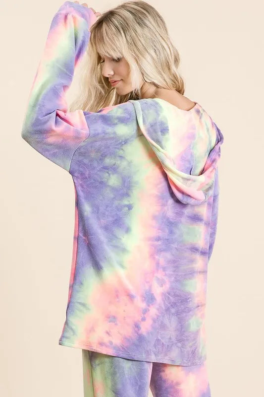 BiBi Tie Dye French Terry Top and Bottom Set bd3e9a029284433c9849aa56eb0f13e4-Max-Origin