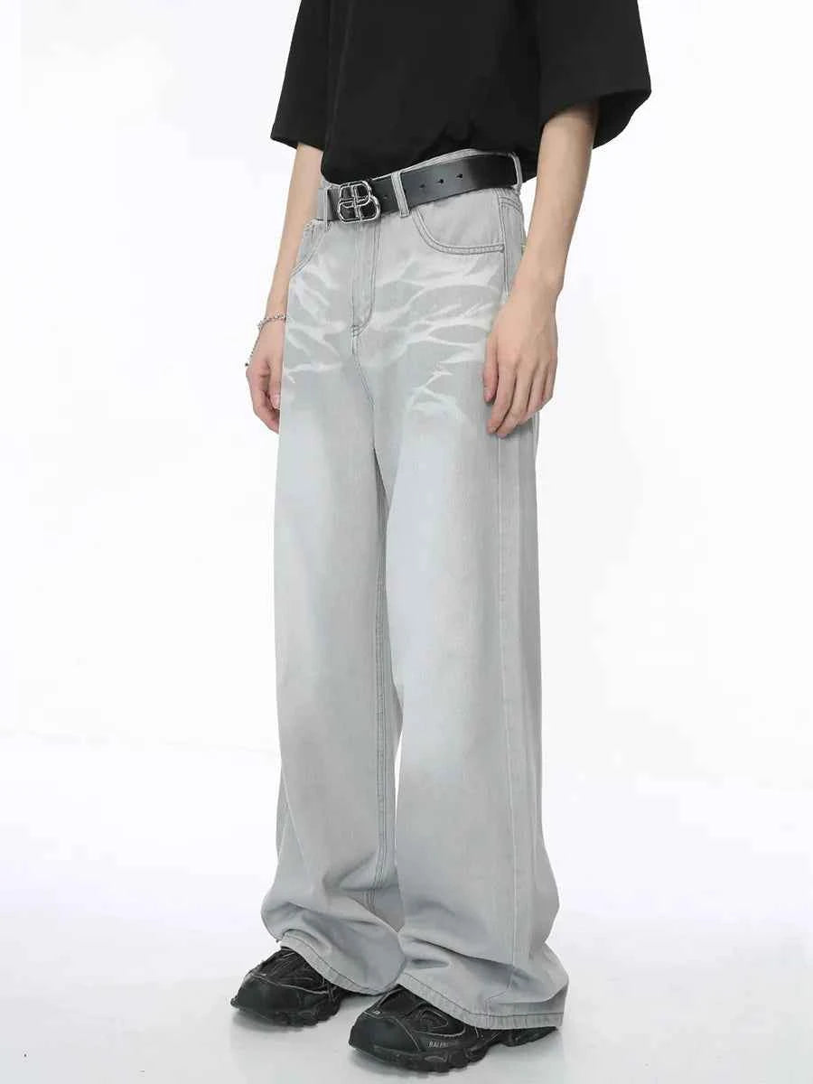 Washed Cat Whisker Straight-Leg Jeans bdac98350e5c49cc9ed6e08a780f403d-Max