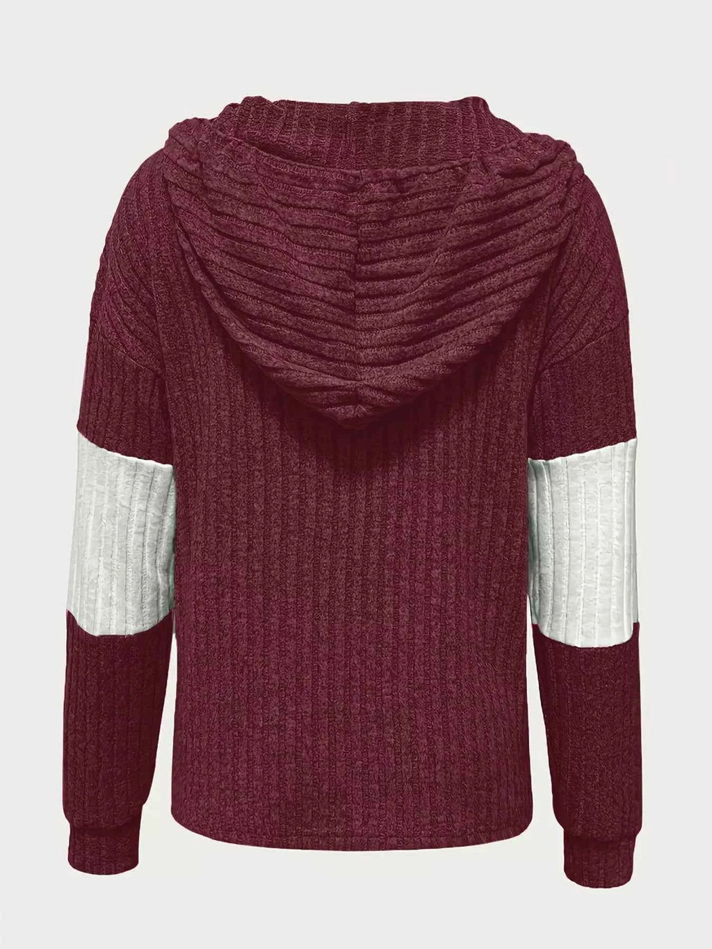 Color Block Drawstring Long Sleeve Hoodie bdf0438b-ff9f-4847-ae1f-7d5403915cd8-Max-Origin