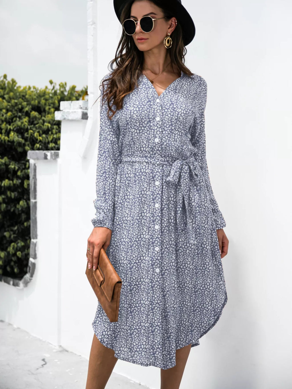 Button Down Printed Long Sleeve Shirt Dress be8ac86e-0a2d-4d50-8055-e23aa5bf348e-Max-Origin