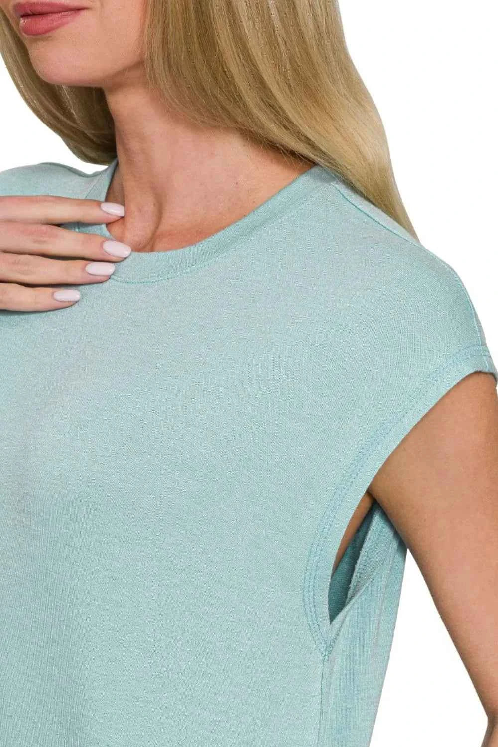 Zenana French Terry Sleeveless Round Neck Midi Dress beaf7c8a-416b-47e7-9681-84a9dc4ef8b9-Max-Origin