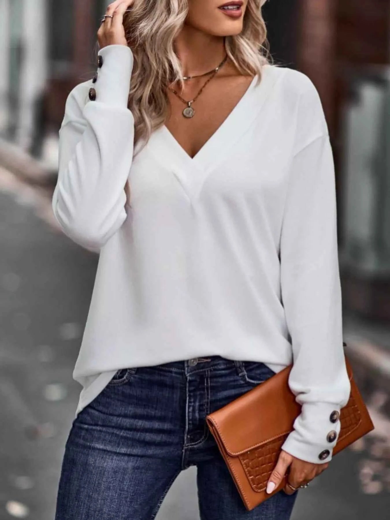 V-Neck Long Sleeve T-Shirt becab908f5a04ffba88f6b405a014a7d-Max-Origin