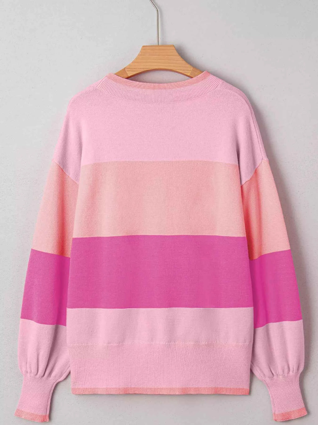 Sequined HOLLY JOLLY Color Block Crew Neck Sweater bf5821643dfa47c2b6781160d2e17970-Max-Origin