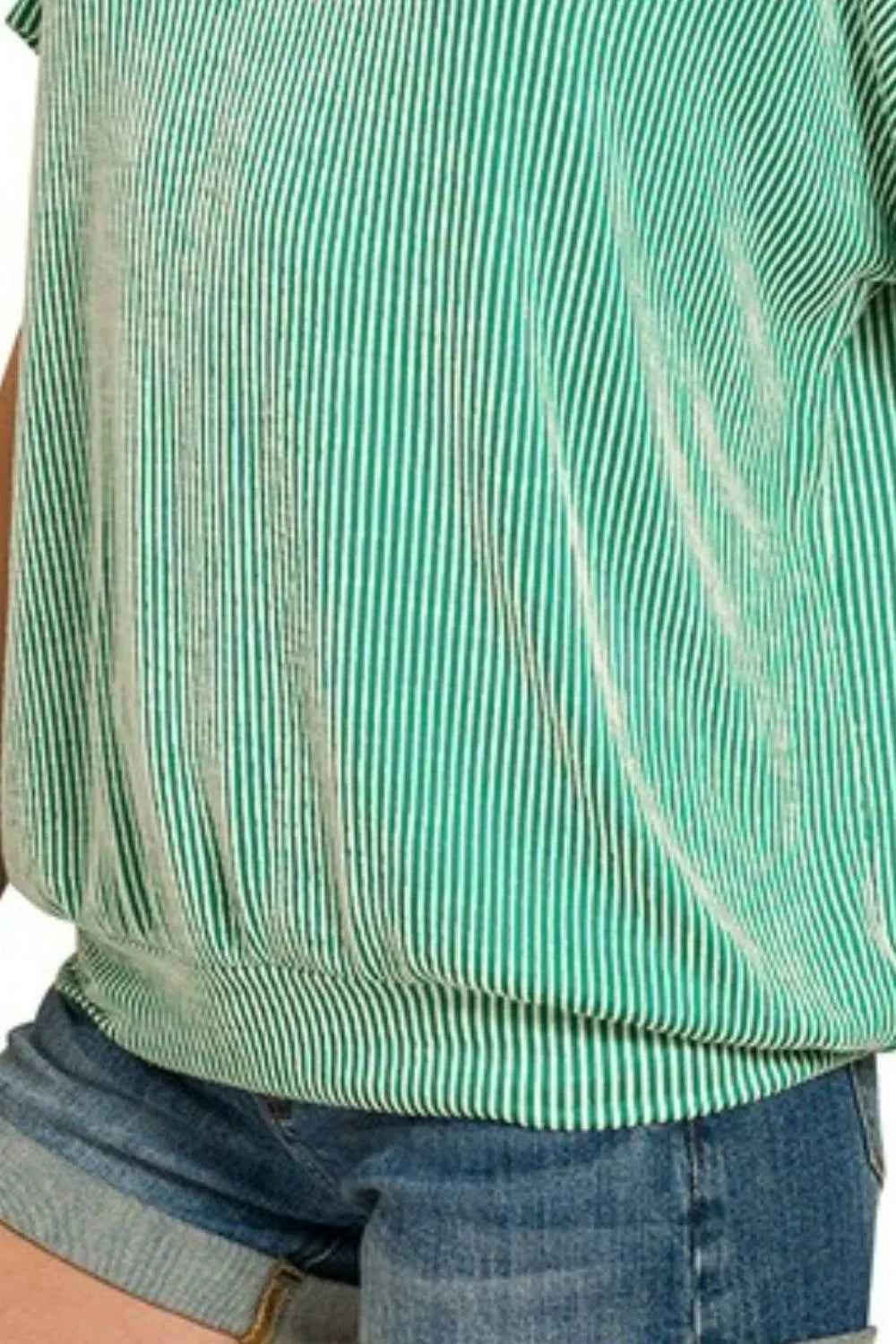 Zenana Corded Rib Short Sleeve T-Shirt c02f6893-6aa7-43f0-b738-29f01f78206a-Max-Origin