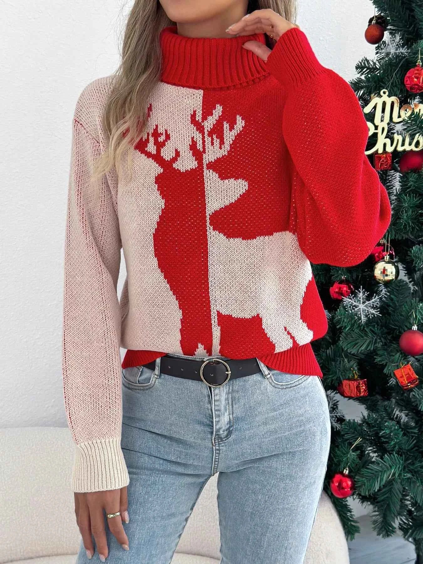 Christmas Reindeer Turtleneck Sweater c04d4a72-e821-484c-be39-e02e5f36f99d-Max-Origin