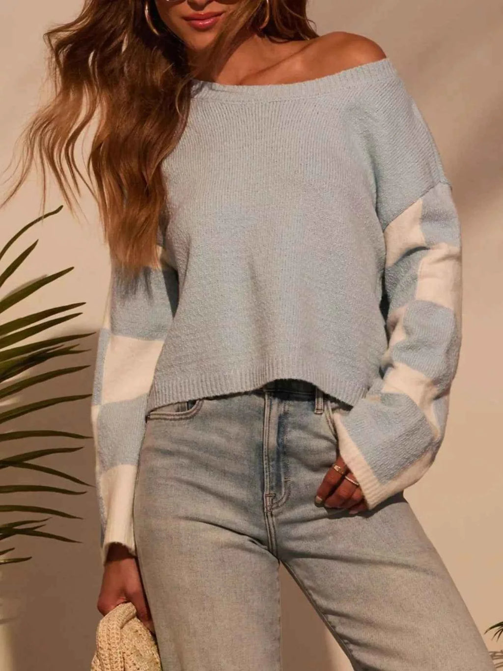 Color Block Long Sleeve Sweater c0e2fa41-1476-4d0b-82fc-67715be4c72d-Max-Origin