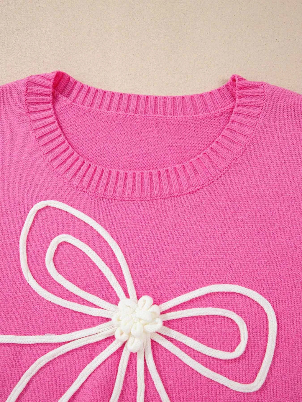 Ribbed Hem Long Sleeve Sweater c124b2238a3c4dc4bc7978760cfab757-Max-Origin