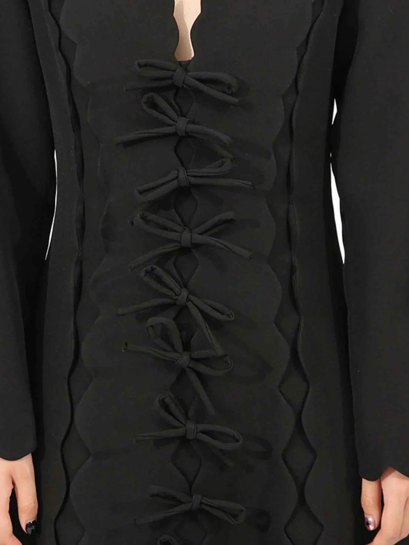 Long Sleeve Bow Front Midi Dress c12cea14-91b5-4b2a-aa6a-bc6cd5344e27-Max-Origin