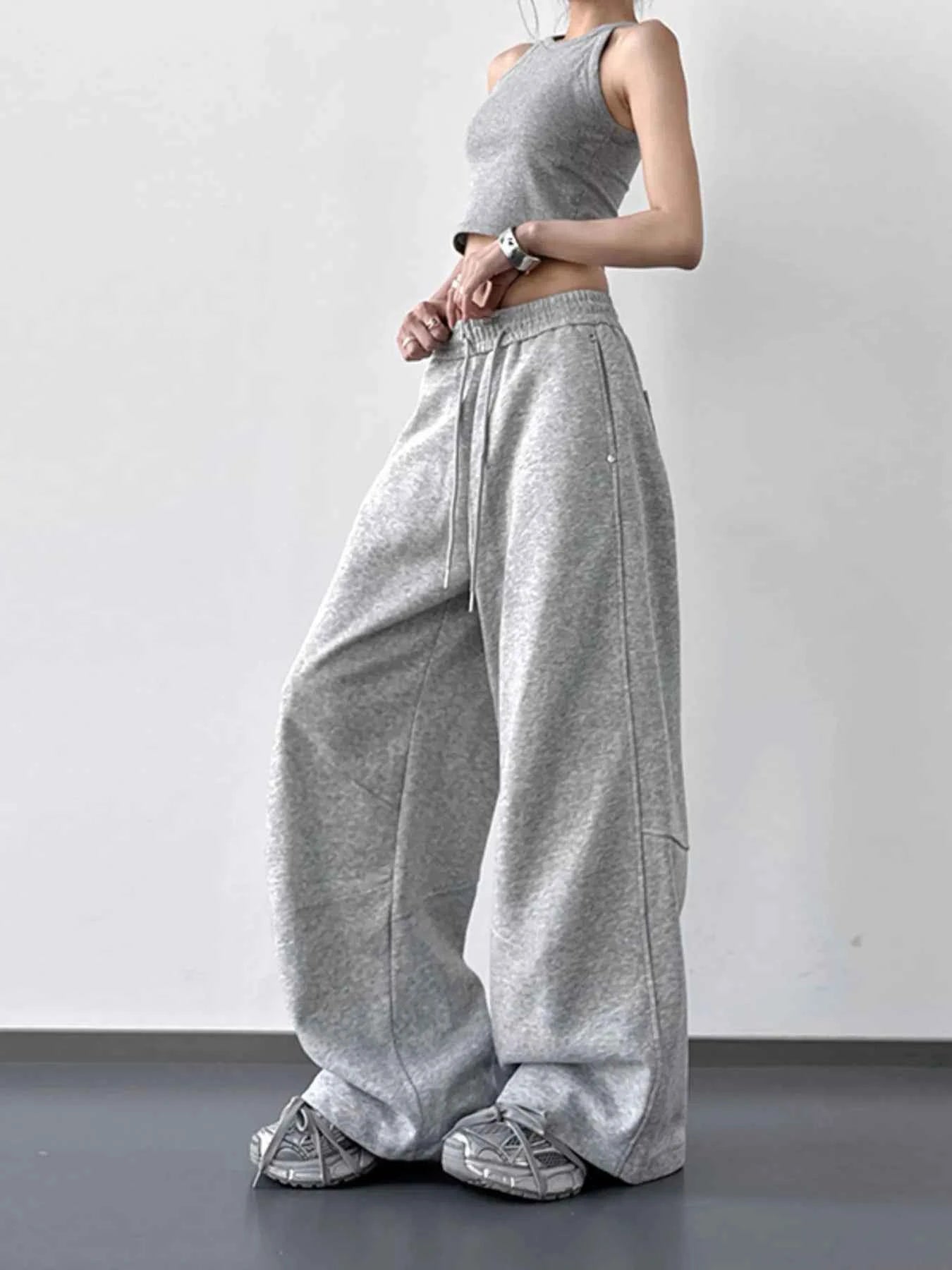 Wide Leg Drawstring Pants Grey c139def39a664f45b6c6d8cffb4a33a2-Max-Origin