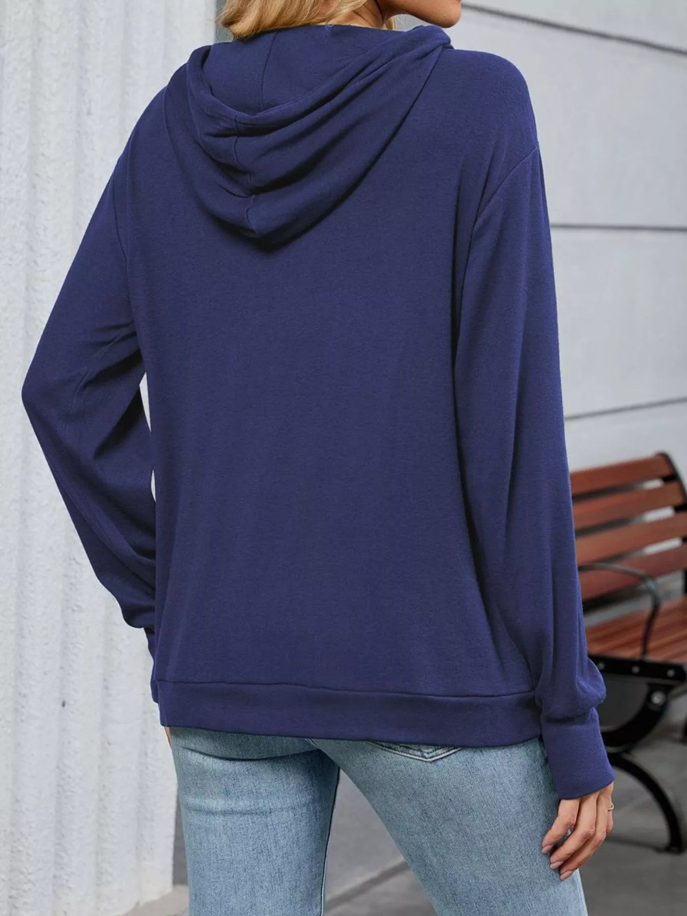 Letter Drawstring Long Sleeve Hoodie c175c617-a8e8-4ce9-8269-ccc04ae26007-Max-Origin