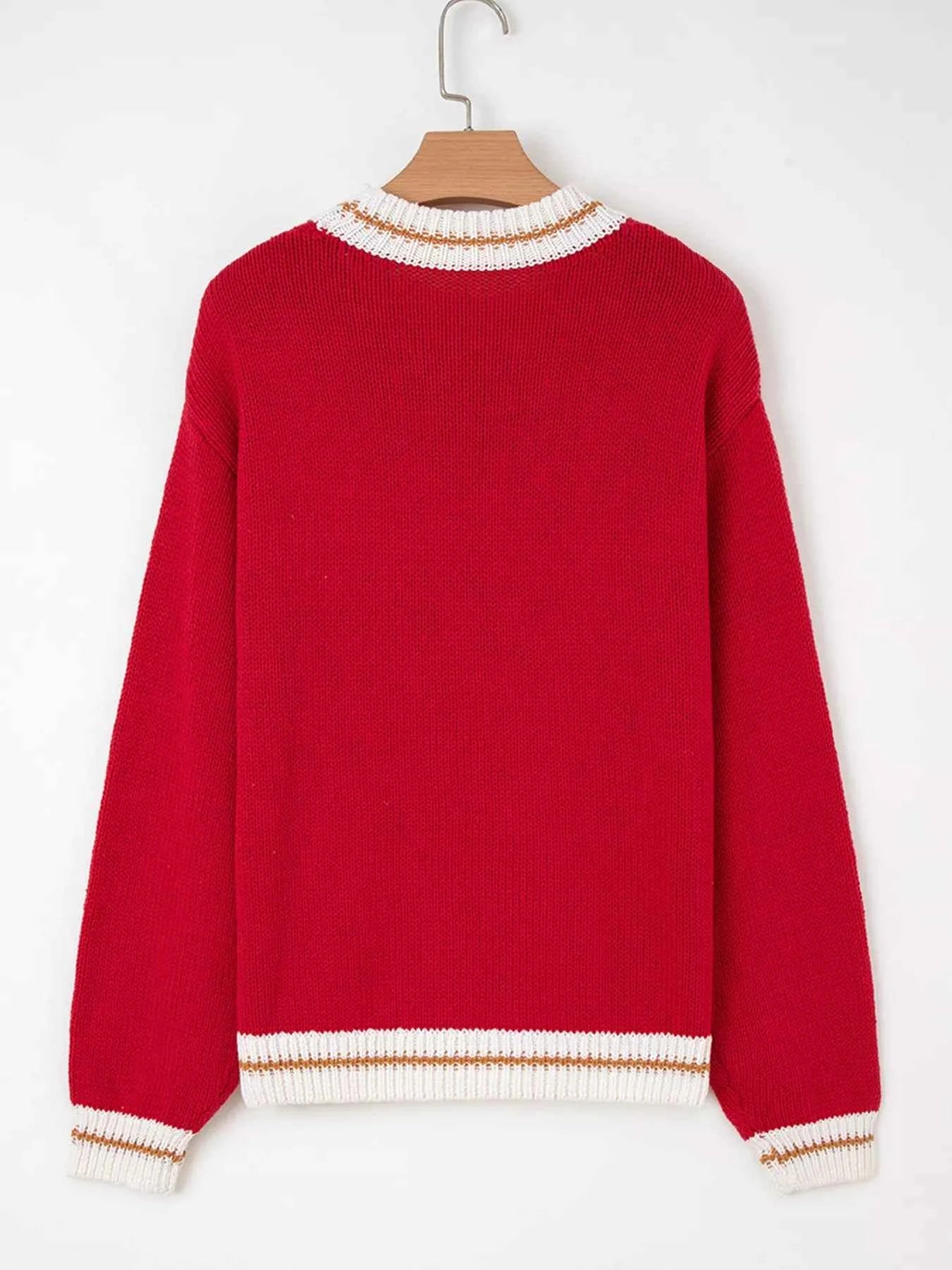 MERRY Contrast Edge Drop Shoulder Christmas Sweater c2d00d10d3ad424f8f5f56d94e2a928b-Max-Origin