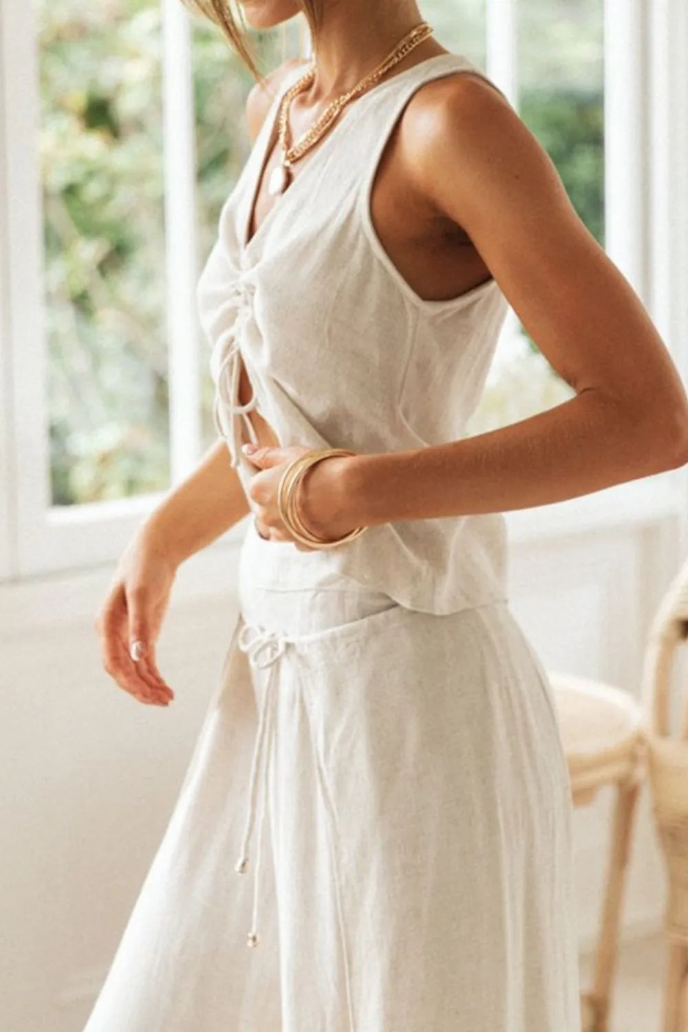 Drawstring V-Neck Tank and Pants Set c32bc349-5e2a-47b7-9c1f-5446eb851baa-Max-Origin