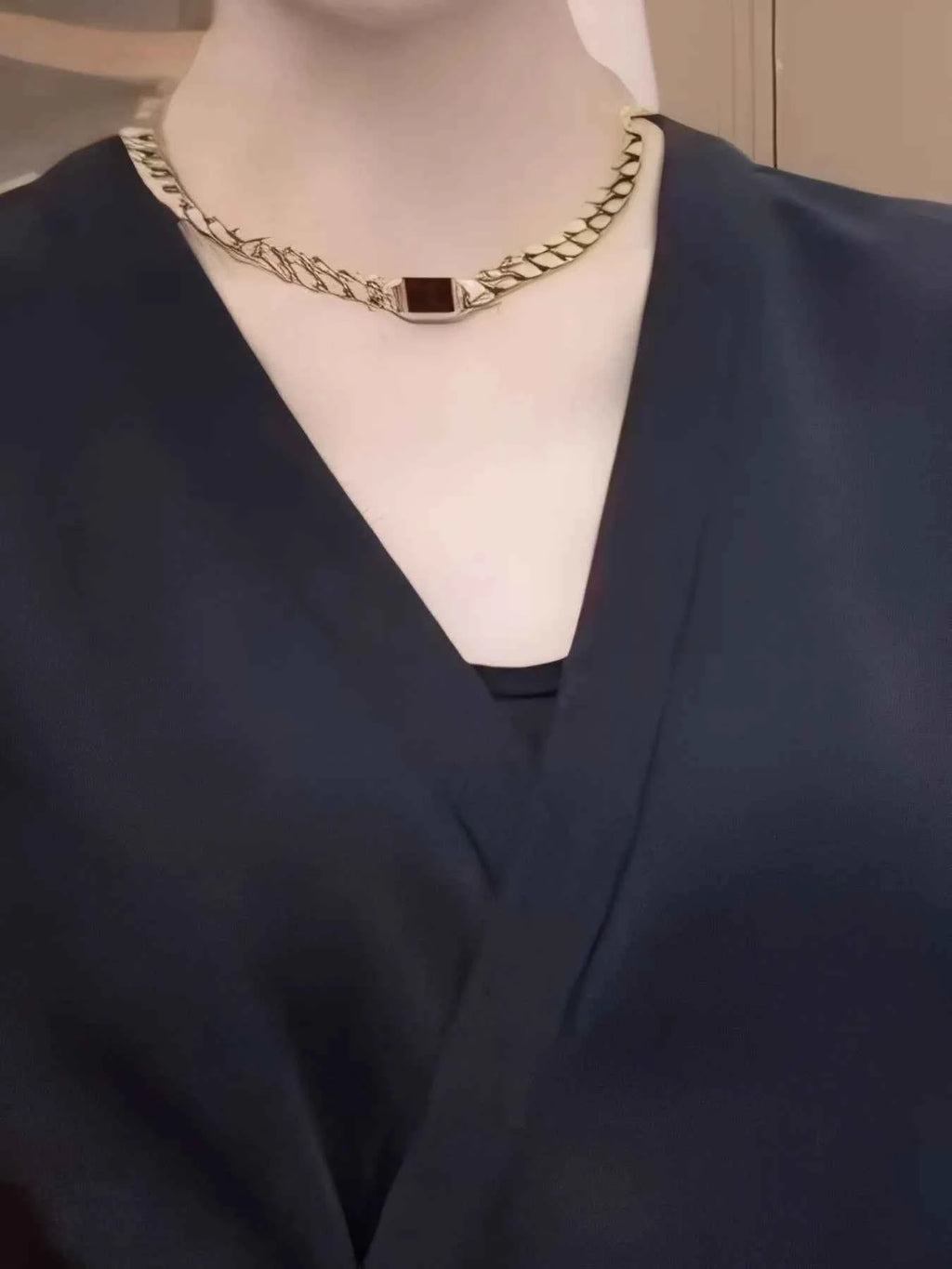 Plus Size Wrap Front Blouse with Decorative Button Detail c39bbf3d-d884-477e-a52c-df7b6f9bd9d2-Max-Origin