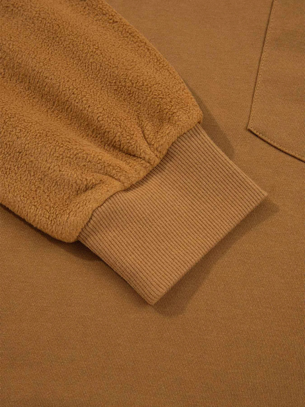 Oversized Textured Split Neck High Low Sweatshirt c3f8c6d64f144b1eb0eb8b89890a6f0c-Max-Origin