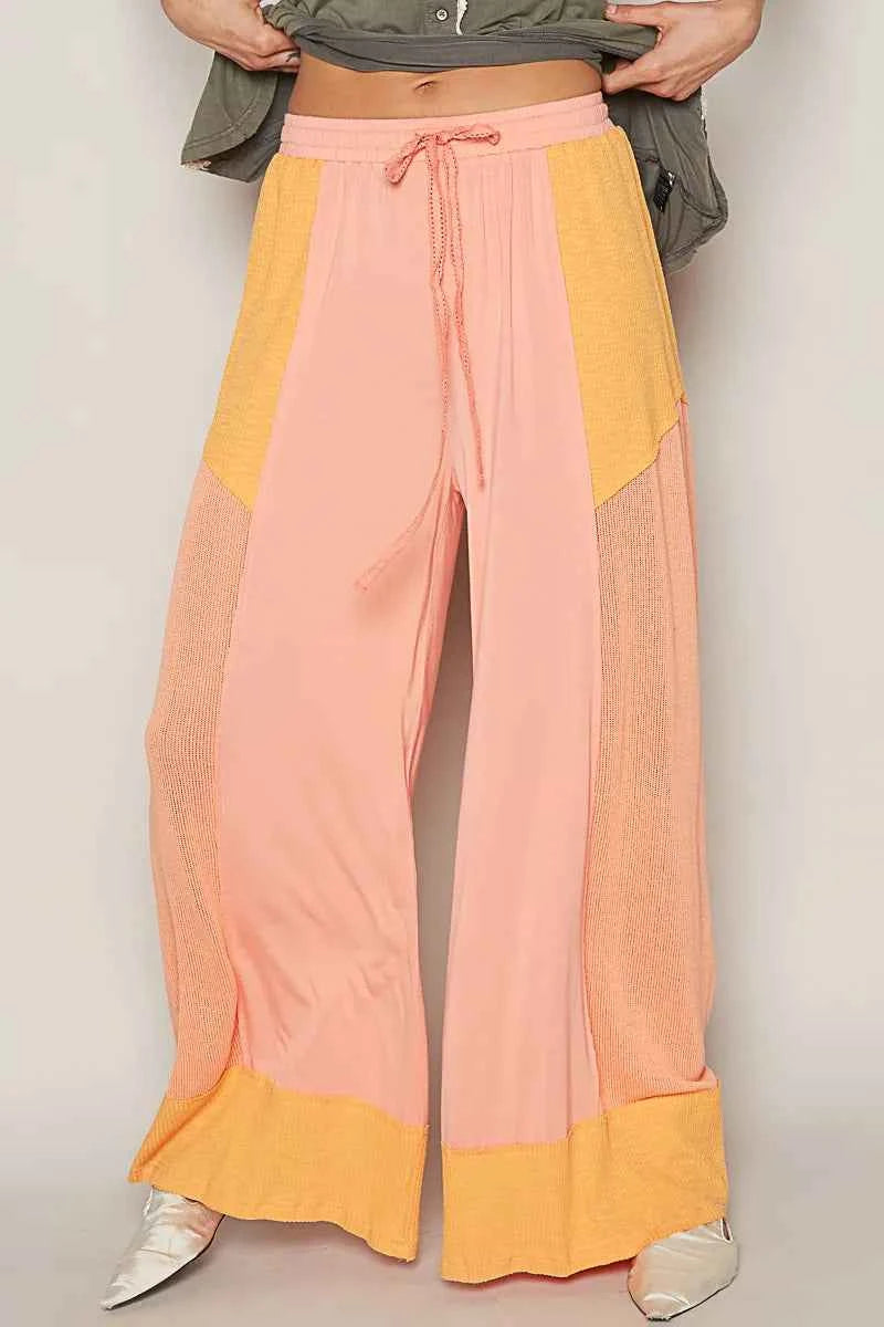 POL Drawstring Wide Leg Pants Watermelon pink c4b06005-4ad3-47b6-bf98-f8a74b11f9fd-Max-Origin