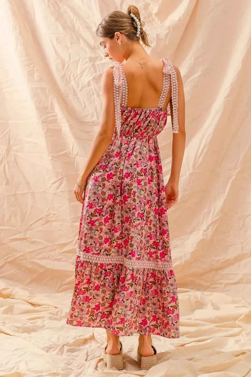 SO ME Floral Maxi Dress With Ribbon Tie Lace Strap c4c3dadb13ae48328fac999700e2fd88-Max-Origin