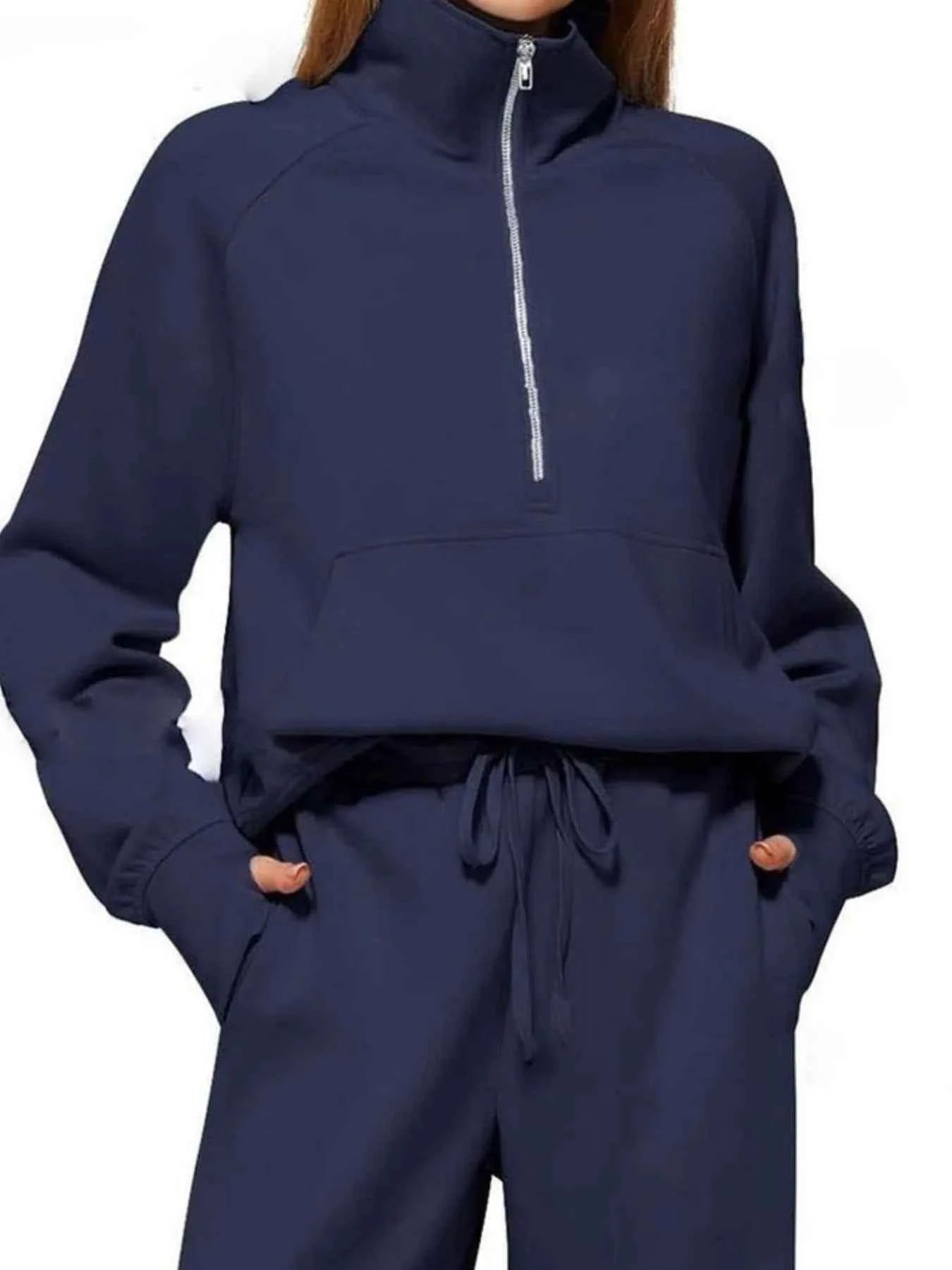 Half Zip Long Sleeve Top and Pants Set c522b501-53aa-4bee-8bf9-d0fd98126143-Max-Origin