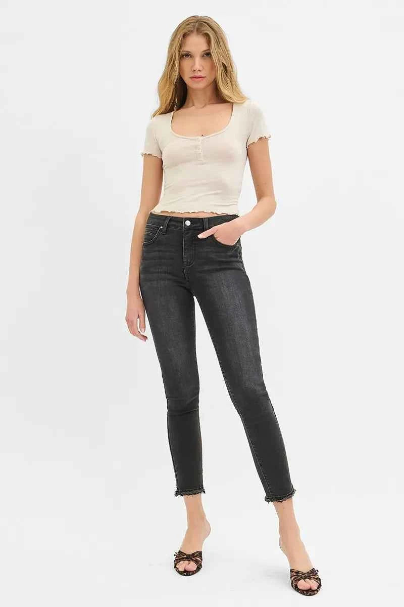 RISEN Full Size Tummy Control Mid Rise Crop Skinny Jeans Plus Size c5579bad6d2849c8816f7f22cf229e11-Max-Origin