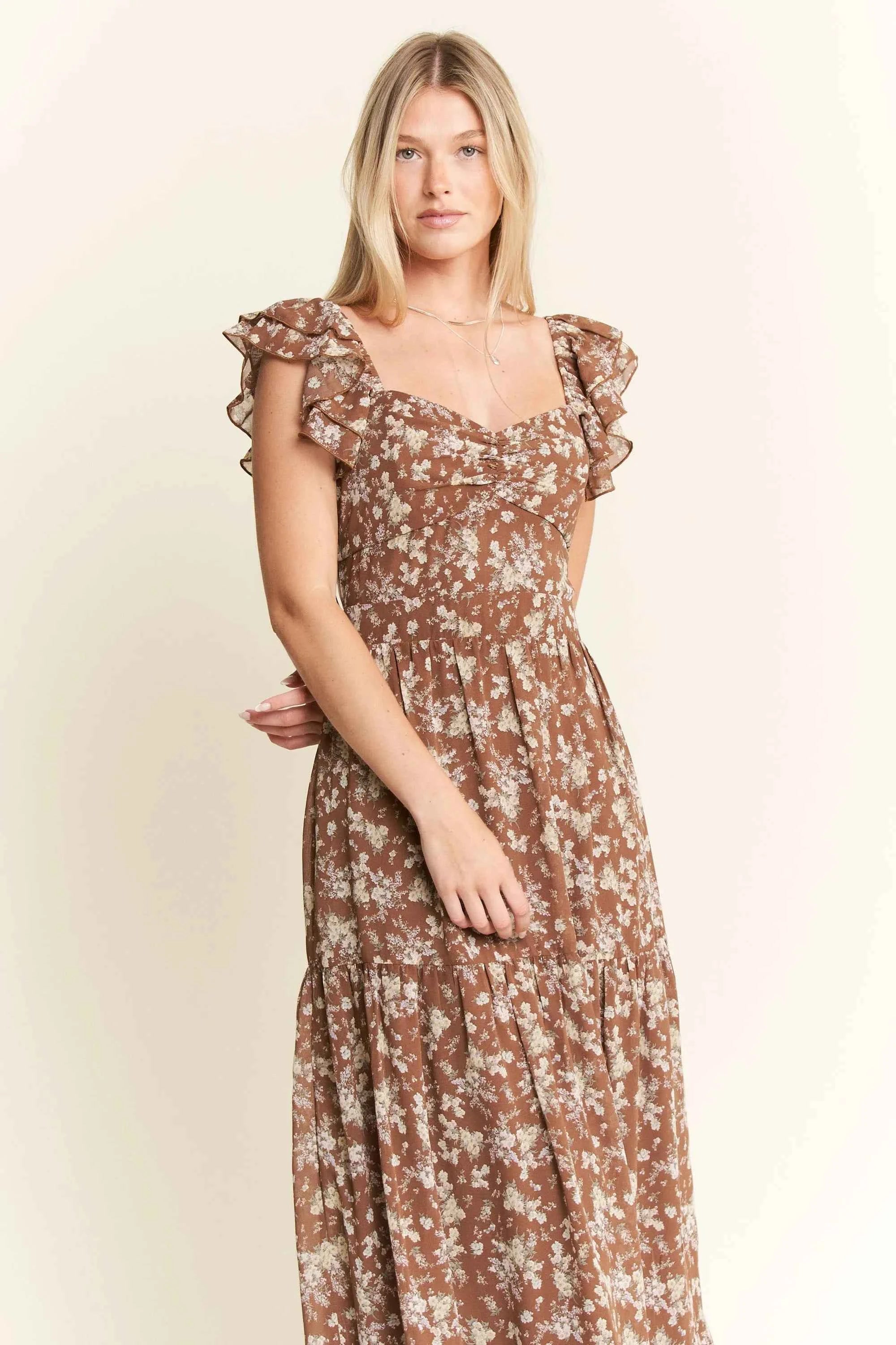 Jade By Jane Ruffle Sleeve Tiered Maxi Dress c58ea14bba5b474198cb3bdf2e63d5d7-Max-Origin