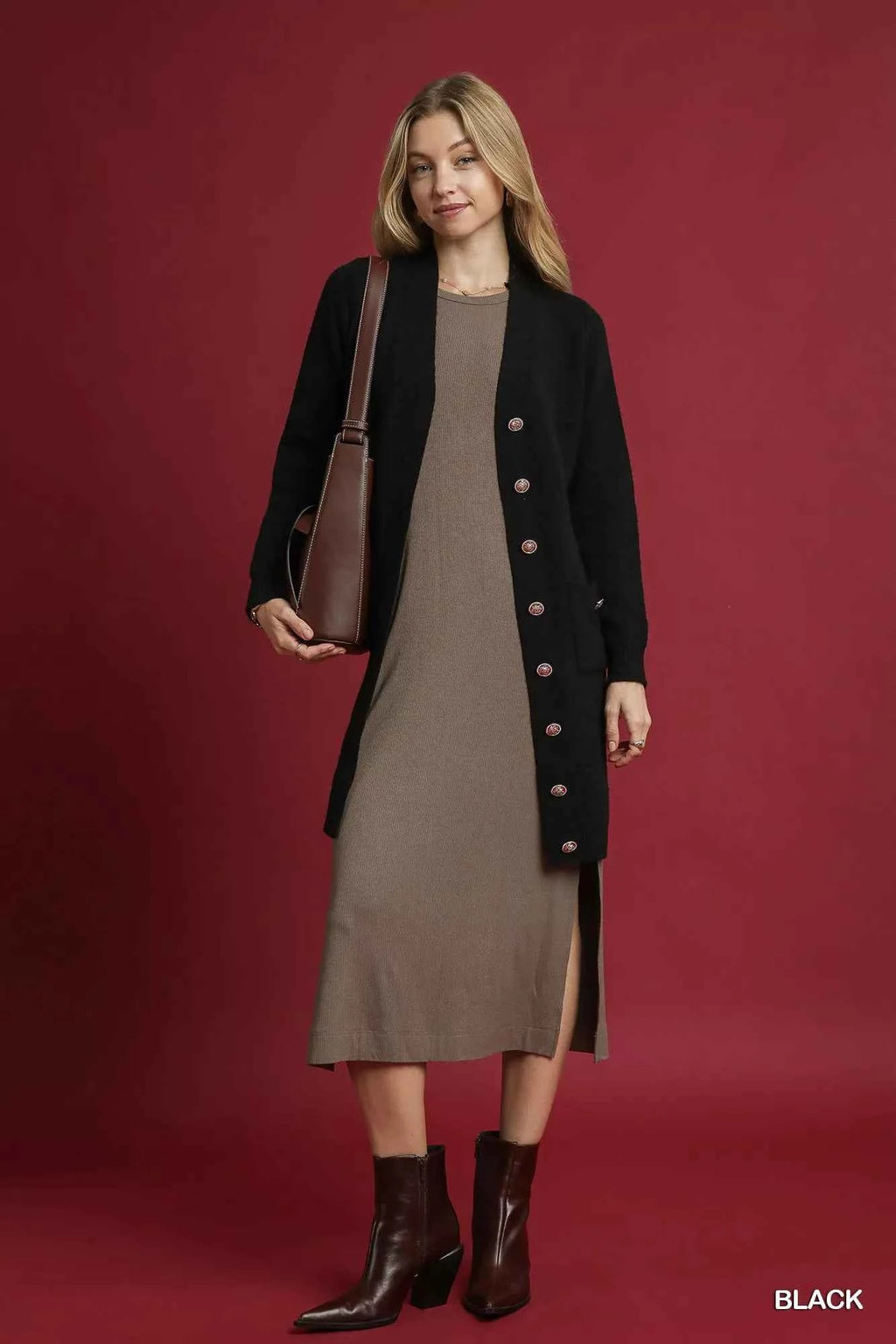 Umgee Button-Down Longline Sweater Cardigan with Front Pockets c5d962b6-3ec3-473e-a97d-cefa389e233e-Max-Origin