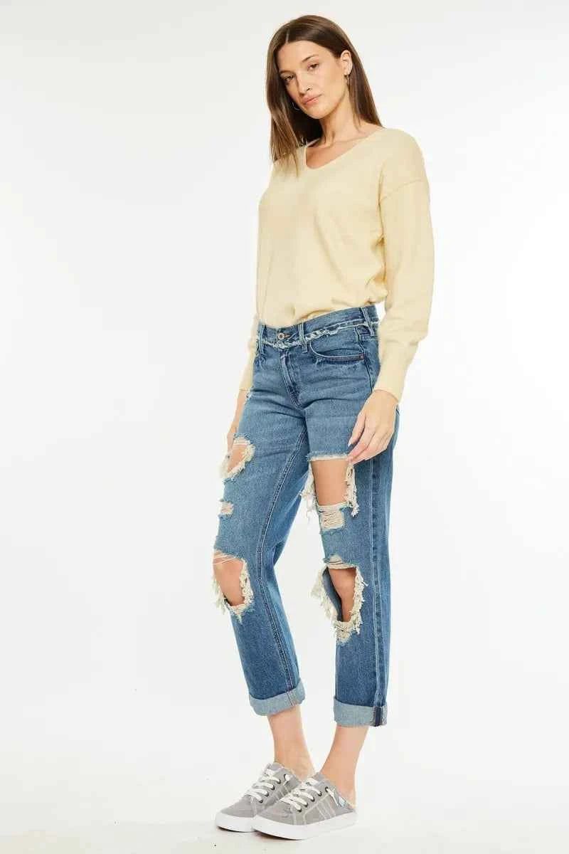 Kancan Distressed Mid Rise True Boyfriend Jeans c63fc3b88bc84a11bd2fe08d5a646c07-Max-Origin